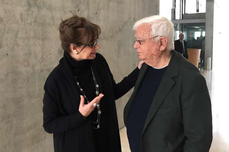 חיים ודפנה צורי, היום בבית המשפט | צילום: רדיו חיפה