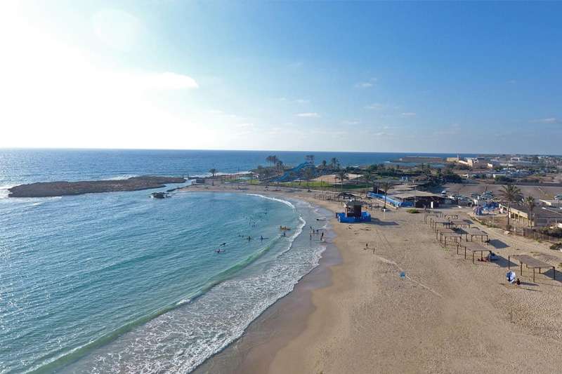 חוף הים בעתלית | צילום: דוברות חוף הכרמל