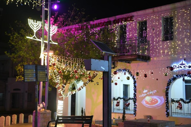 המושבה הגרמנית בחג של החגים | צילום: ראובן כהן, דוברות עיריית חיפה
