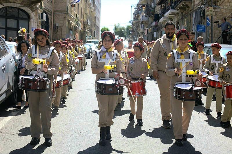 מאות השתתפו בתהלוכת 'חג הדקלים' בחיפה
