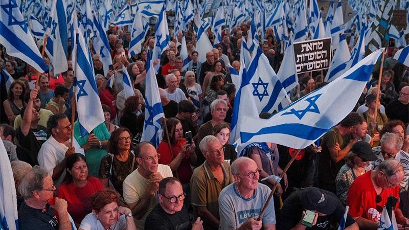 ההפגנה בחיפה | צילום: עומר מוזר