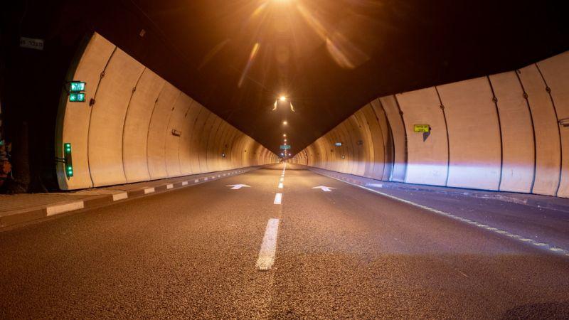 חידוש מנהרות הכרמל גגות סולאריים | צילום: משה עמית