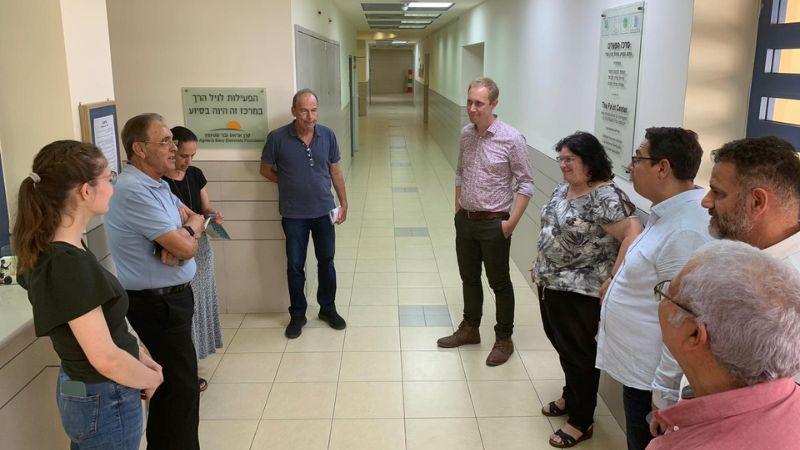 משלחת מונהיים בטירת הכרמל | צילום: דוברות עיריית טירת כרמל