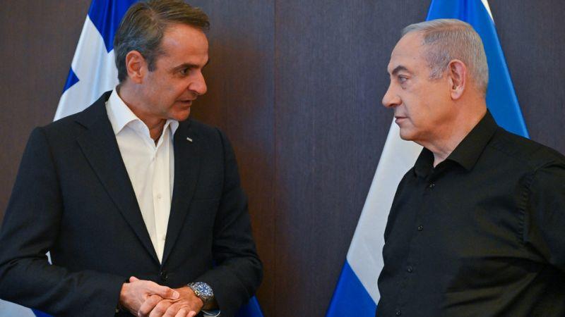 נתניהו וראש ממשלת יוון קיריאקוס מיצוטאקיס | צילום: קובי גדעון, לע