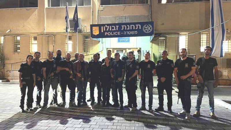 כיתת הכוננות בקריית מוצקין | צילום: דוברות המשטרה