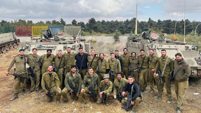 דין אוליקנצקי עם חבריו למילואים | צילום: באדיבות המצולם