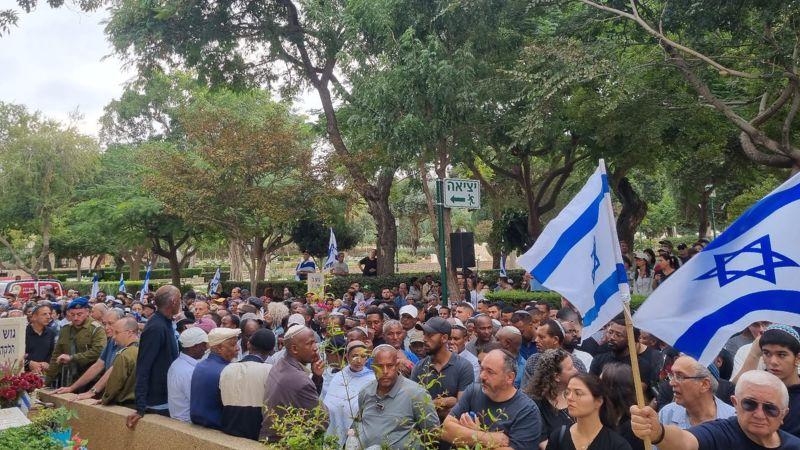 הלוויתו של רב"ט אברהם פטנה ז"ל | צילום: רדיו חיפה