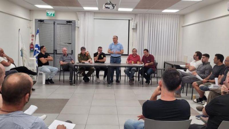 הערכת מצב בקריית ביאליק | צילום: דוברות עיריית קריית ביאליק