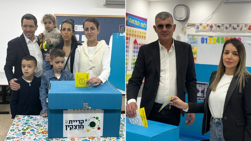 המועמדים בחיפה ובקריות החלו להצביע