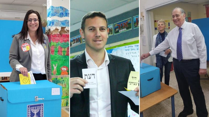 חיפה, קריות וטירת כרמל: המועמדים מתייצבים בקלפיות