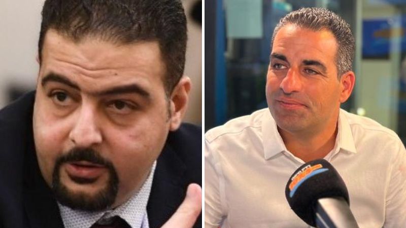 יניב בן שושן ורג'א זעאתרה | צילום: רדיו חיפה, ראובן כהן