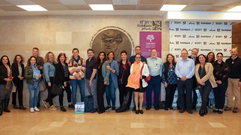 דווקא עכשיו: 15 נציגים מהפדרציות היהודיות הגיעו לסיור לימודי בחיפה
