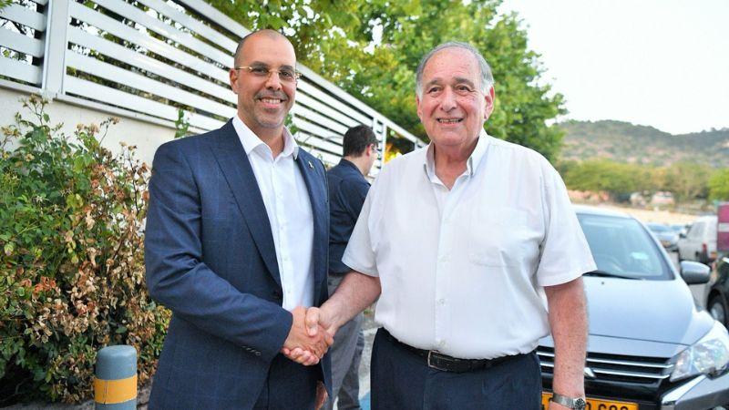 יונה יהב ואיתי אלימלך | צילום: ראובן כהן, דוברות עיריית חיפה