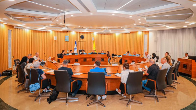 ישיבת מועצת העיר קרית מוצקין | צילום: רועי בן עזרי