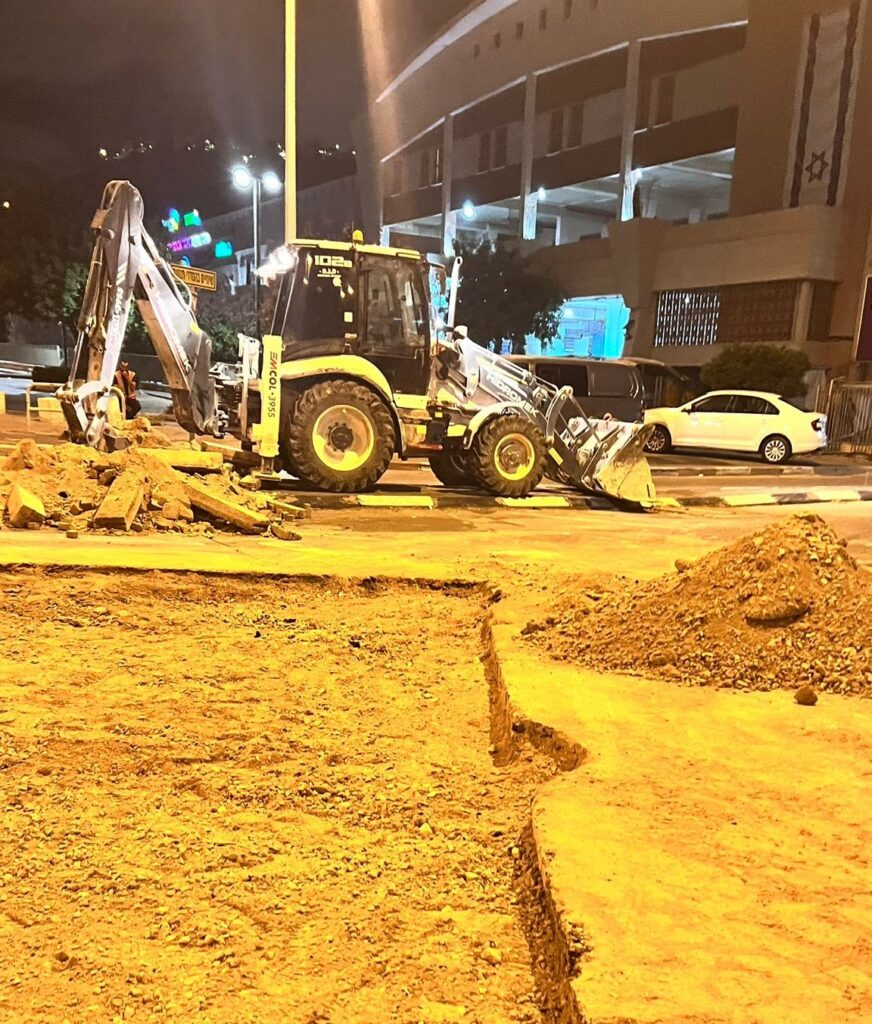 החלו עבודות בפרויקט מטרונית חיפה מערב טירת הכרמל | צילום: בן אמסלם