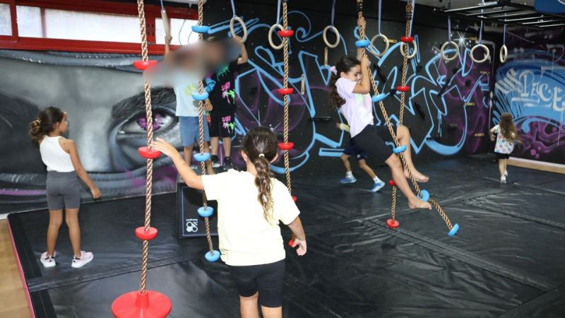מתחם הנינג'ה החדש בטירת כרמל | צילום: דוד עקיבא, דוברות עיריית טירת כרמל