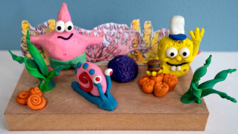 סדנת חיות ים מפלסטלינה במוזיאון הימי הלאומי | צילום: ג'ני כצנר