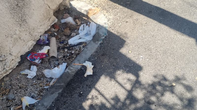הזנחה ולכלוך בקרית חיים מערבית | צילום: אודיה שווץ