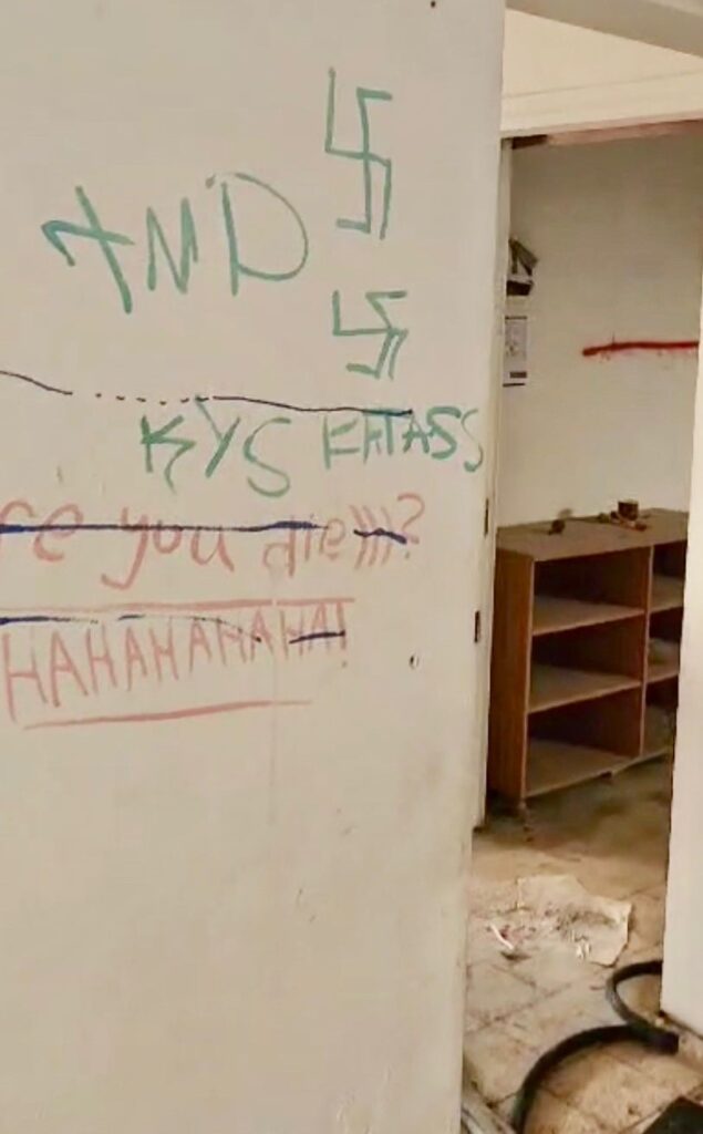 צלבי קרס בזלמן שניאור | צילום: חן אופק