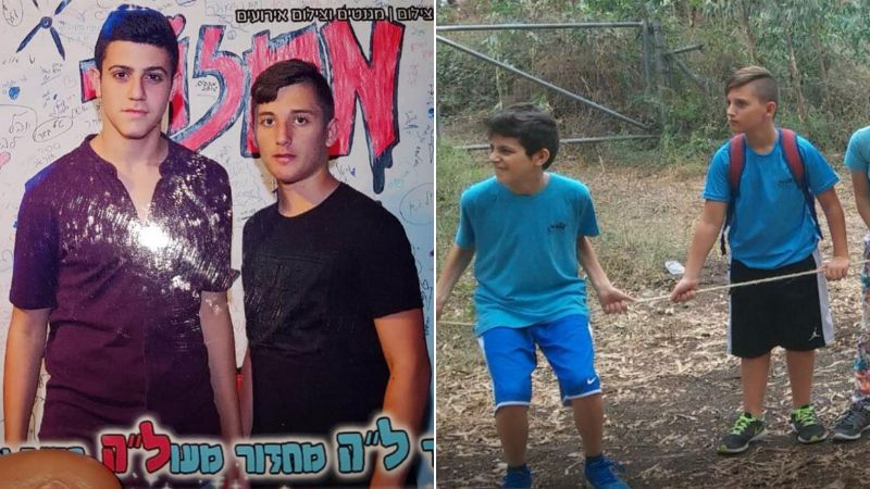 דביר דמתי עם מתן אנגרסט | צילום: אלבום פרטי