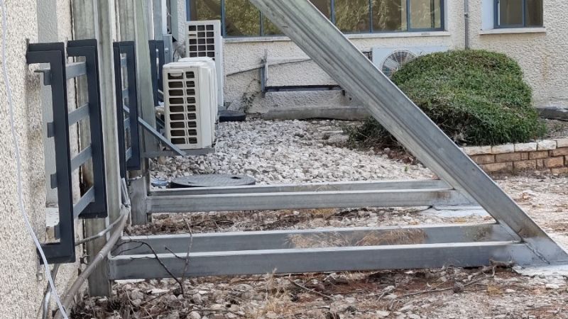 היסודות ששקעו באדמה. הפקולטה לאווירונאוטיקה, הטכניון, שנת 2022 | צילום: נעמה מזרחי