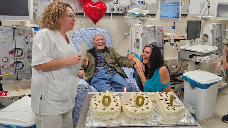 לדב אלקנתי היה חלום. ביום הולדת 100 הוא הגשים אותו