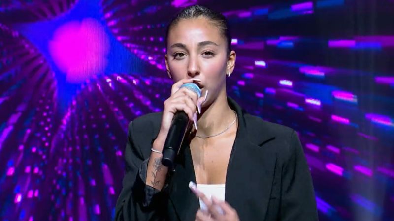 נועה לסרי באודישן | צילום: צילום מסך הכוכב הבא לאירוויזיון, קשת 12