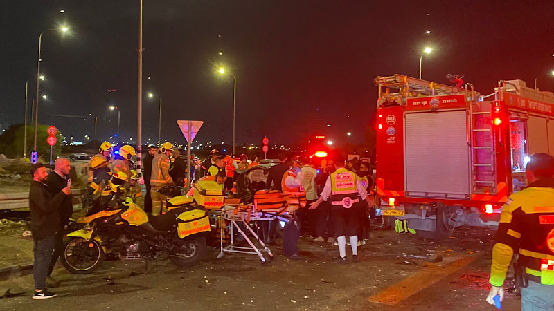 תאונה קטלנית בקריית אתא: שני הרוגים ושני פצועים