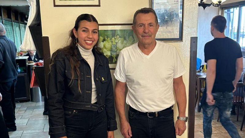 אריה לויתן ומיקה מורד | צילום: רדיו חיפה