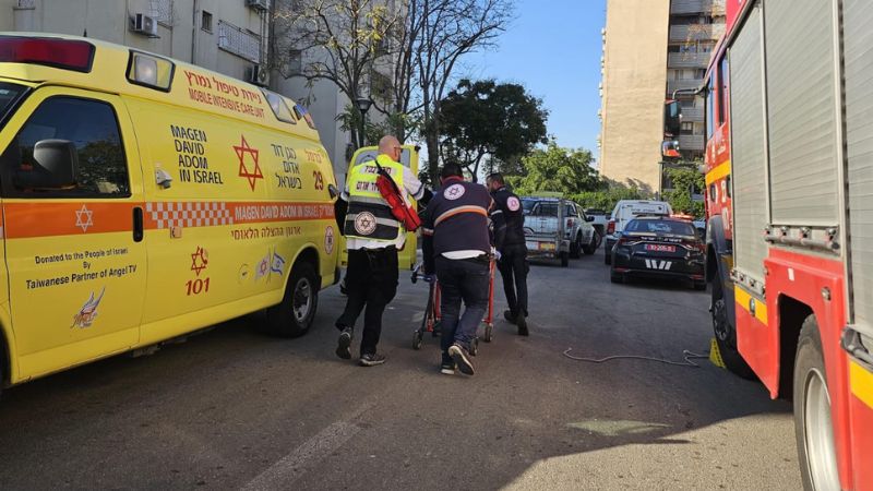 השריפה ברחוב הביכורים בקריית אתא | צילום: תיעוד מבצעי מד