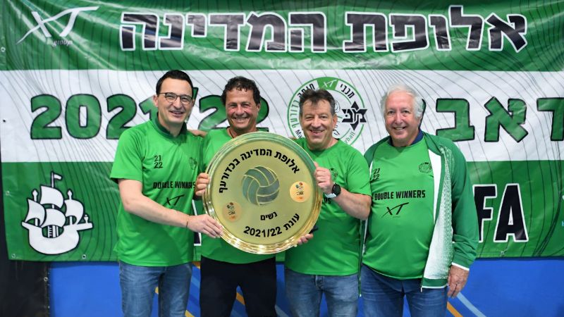חיים קסל, אודי אנג'ל וצלחת אליפות נוספת | צילום: אלבום פרטי