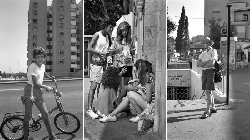 שלושה פריימים, חיפה של שנות ה-80 | צילום: עוזי פורת