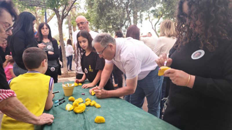 בשביל מתן - מיזם האבנים הצהובות | צילום: דוברות עיריית קריית ביאליק