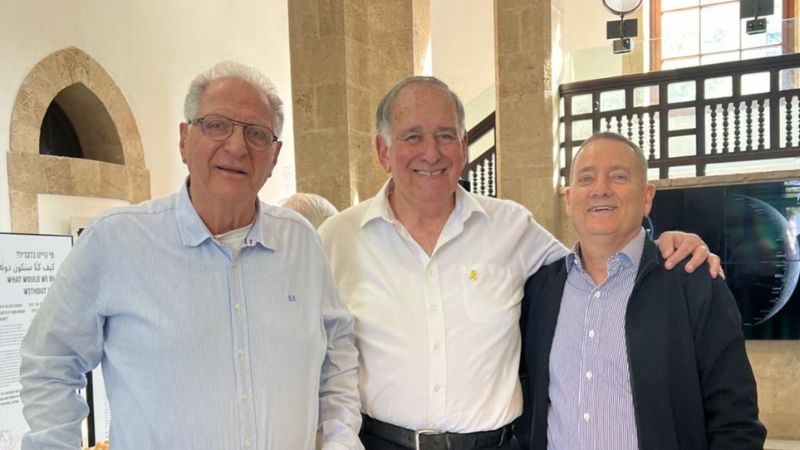 מימין: יוסי אני, יונה יהב, ליאון רקנאטי | צילום דמיטרי סקולסקי
