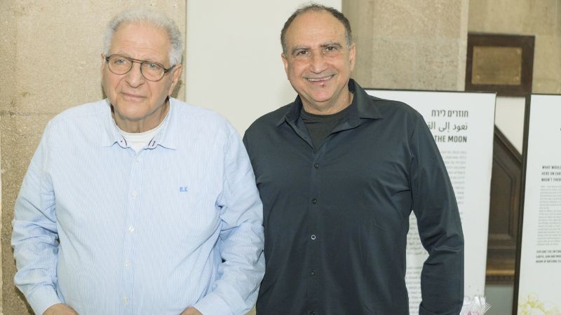 מימין: יוסי מטיאס וליאון רקנאטי | צילום דמיטרי סקולסקי