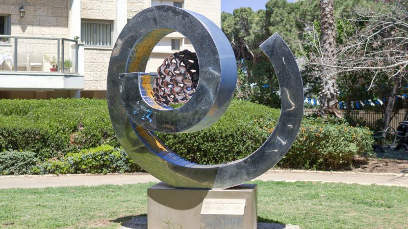נוף פרקטלי של האמנית דורית פלדמן | צילום: עומר מוזר