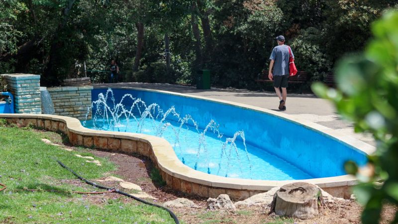 תפאורה מושלמת לגן ציבורי, גן מניה שוחט | צילום: עומר מוזר