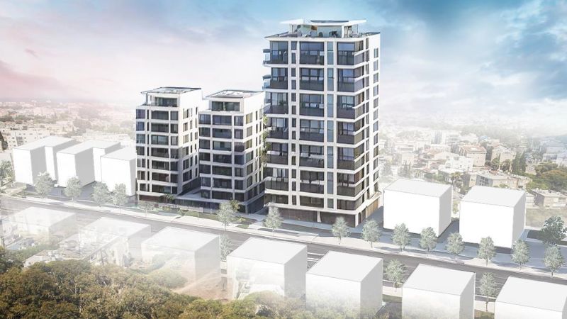 פינוי-בינוי בדרך עכו 90-82 קרית ביאליק | הדמיה: חברת מידר