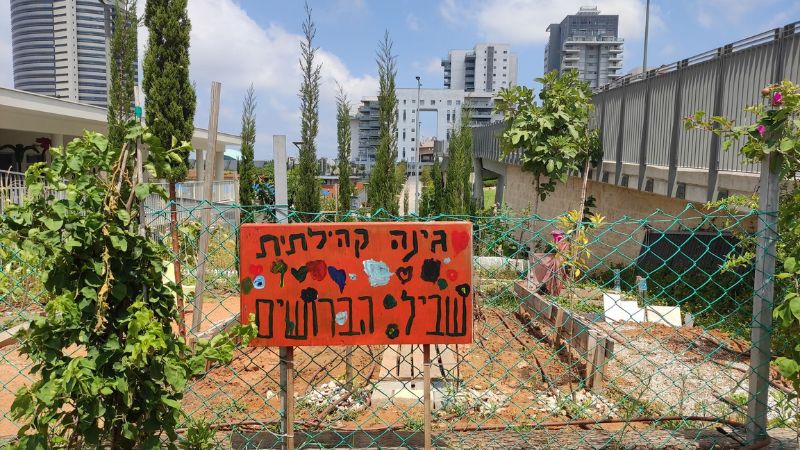 גינה קהילתית חיפאית | צילום: דוברות עיריית חיפה