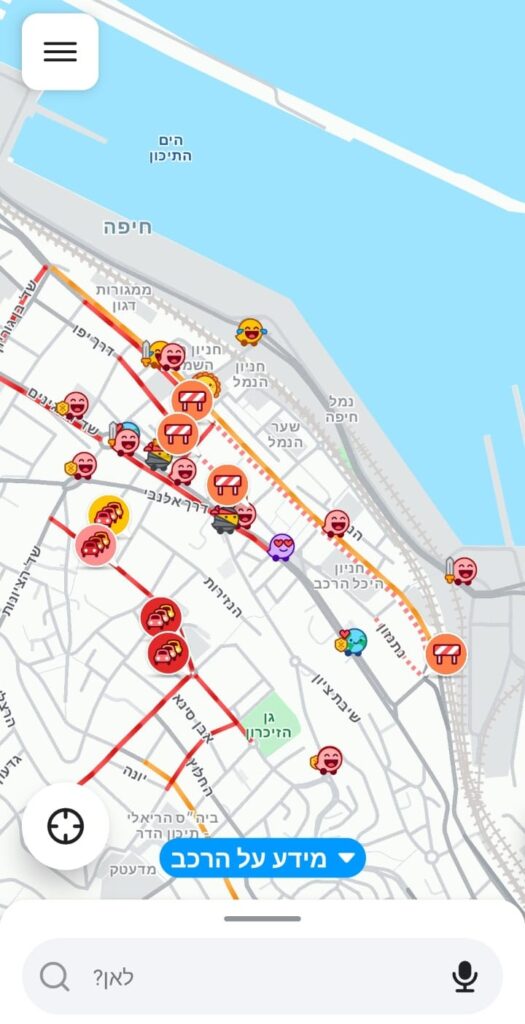 הסדרי התנועה החדשים מעודכנים באפליקצית וויז