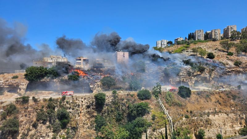 השריפה סמוך לחליסה: החל פינוי קו בתים ראשון