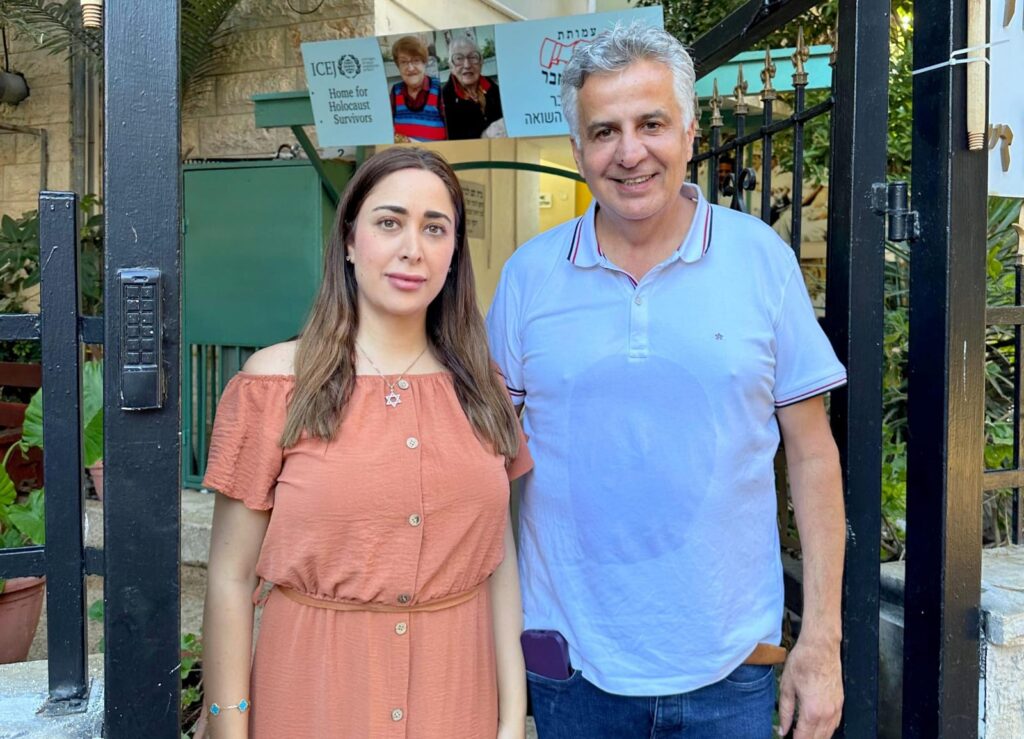 מאי גולן עם שמעון סבג | צילום: דוד סבג