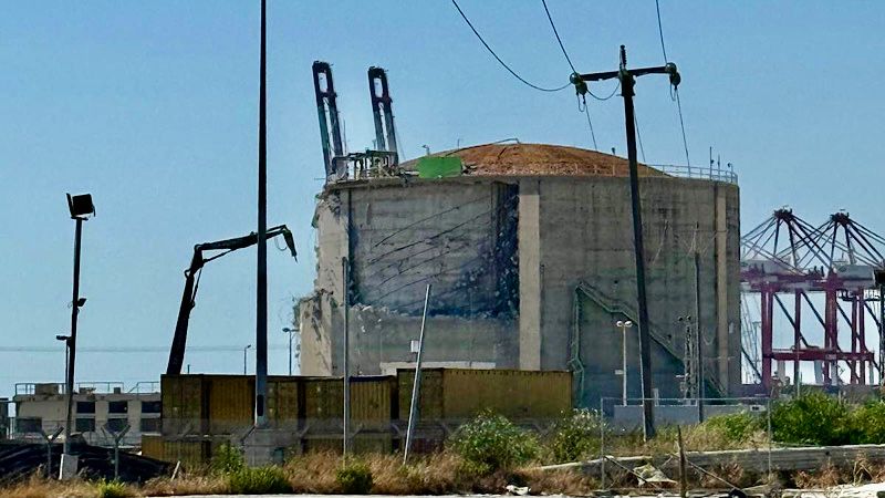 סוף סוף: חברת נמלי ישראל מפרקת את מיכל האמוניה במפרץ חיפה