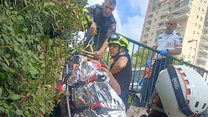 נס ברמות ספיר: החבל השתחרר והפועל נפל מגובה של 20 מ'. מצבו בינוני