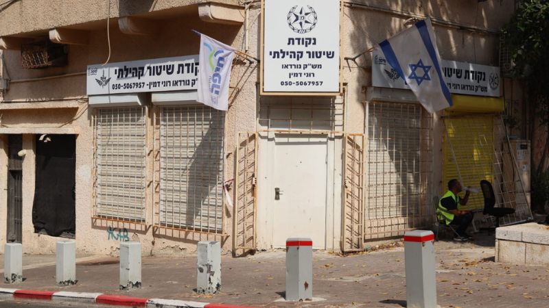 נקודת השיטור הקהילתי בנורדאו | צילום: עומר מוזר