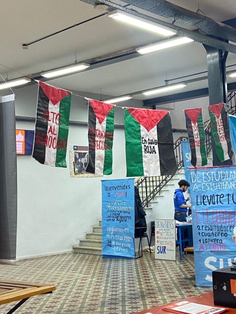 קבלת פנים באוניברסיטת UBA בבואנוס איירס | צילום: המחלקה לעידוד עליה של ההסתדרות הציונית העולמית