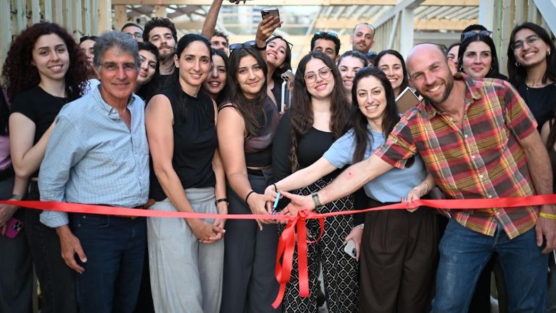 טקס גזירת הסרט בבית ספר עופרים | צילום: רמי שלוש, דוברות הטכניון