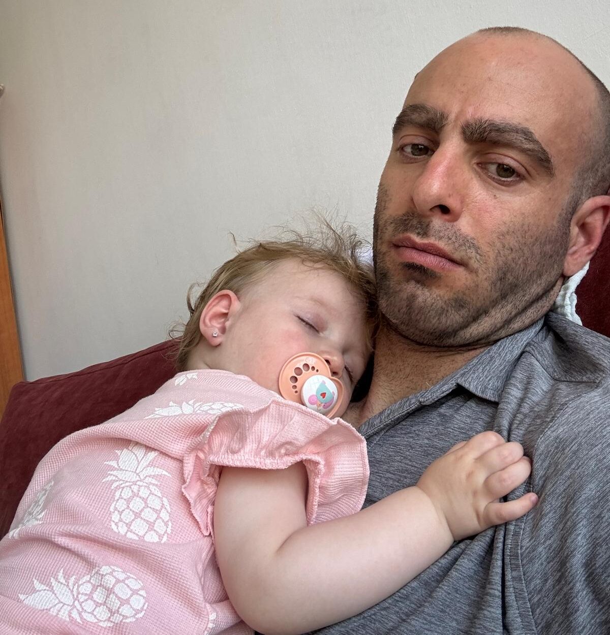 הצילום האחרון של האב ובתו יממה לפני האסון. יוסי חנוכה וליאן קורד חנוכה | צילום: אלבום פרטי