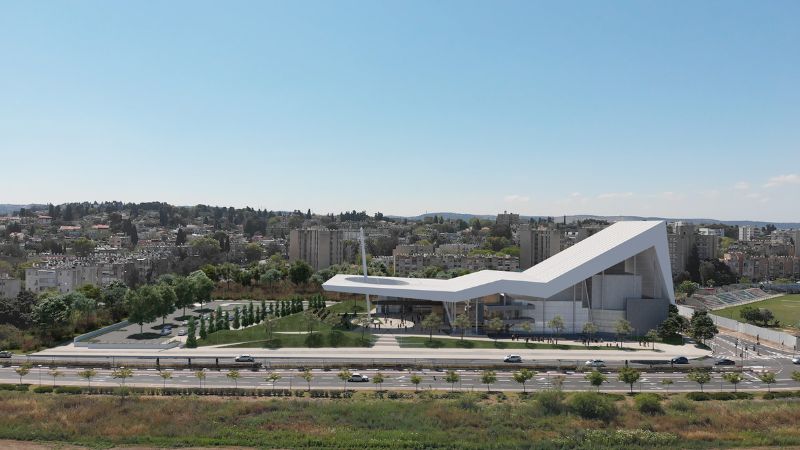 המשכן לאמנויות הבמה, קרית אתא | הדמיה: סטודיו בונסאי