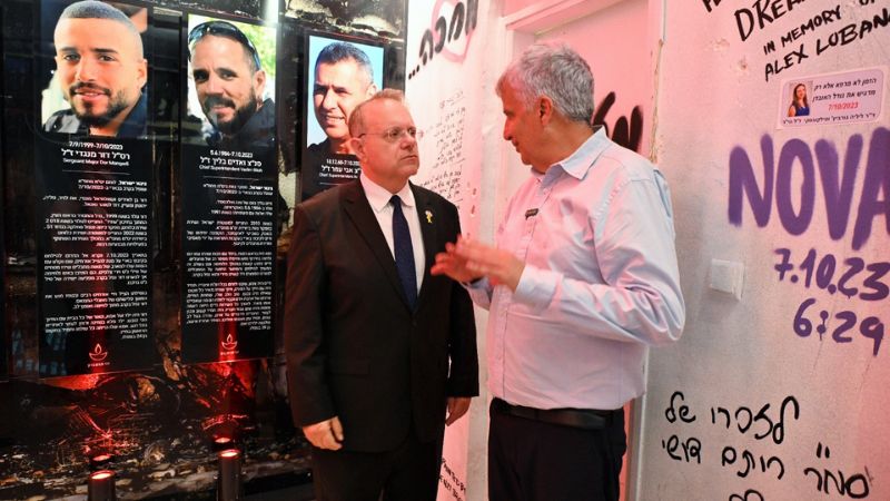 יעקב חגואל ושמעון סבג | צילום: ראובן כהן
